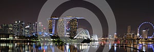 Marina Bay Sands Singapore by night