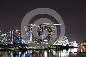 Marina Bay Sands Singapore by Night