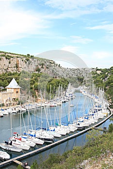 Marina of the Calanque of Port-Miou
