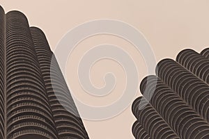 Marina City building in Chicago photo