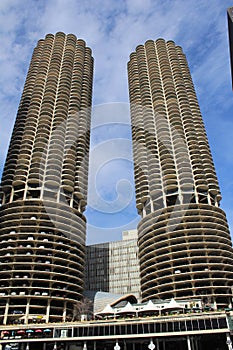 Marina City Condominiums Complex in Chicago