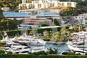 Marina and City of St. Thomas, USVI