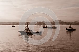 A Marina at Coquimbo, Chile photo