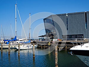 Marina and a culture center Town of Middelfart Denmark