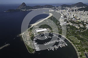 Marina da Gloria With Yachts and Boats in Rio de Janeiro photo