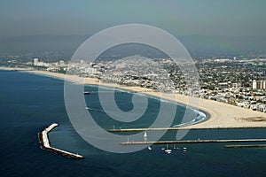 Marina del rey jetty