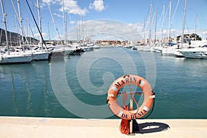 Marina in Denia,Costa Blanca,Alicante,Spain