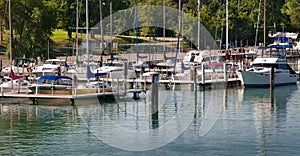 Marina on Detroit River