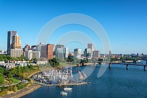 Marina and Downtown Portland, Oregon