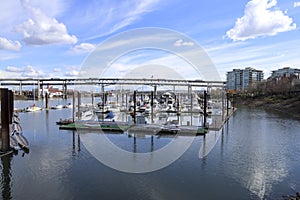 Marina in downtown Portland, Oregon