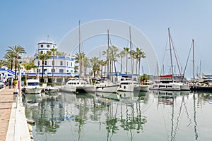 The marina in Estepona photo