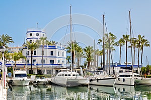 The marina in Estepona photo