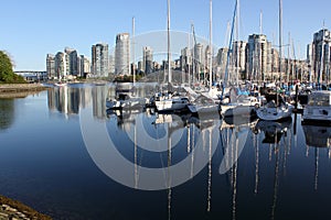 Marina in False Creek, Vancouver