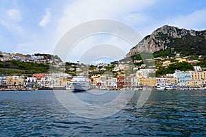 Marina Grande on the Island of Capri, Italy