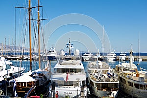 Marina in Greece