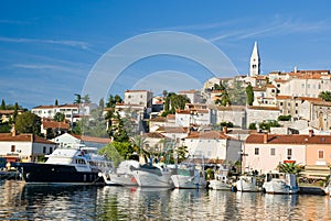 Marina and historical center of Vrsar