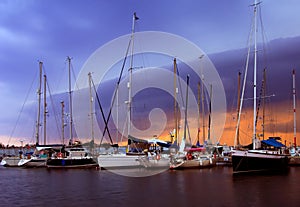 The marina at Kalamata