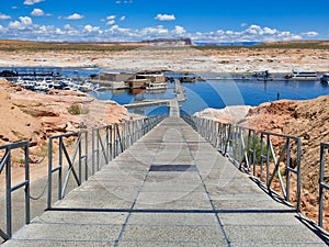 Marina at Lake Powell, Arizona