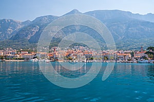 Marina in Makarska. Croatia