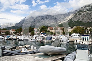 Marina in Makarska,Croatia