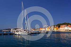 Marina in in Mali Losinj, Croatia