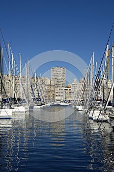 Marina in Marseille,France