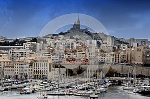 Marina in Marseille,France