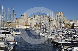 Marina in Marseille France