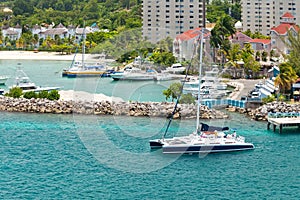 Marina in Ocho Rios, Jamaica