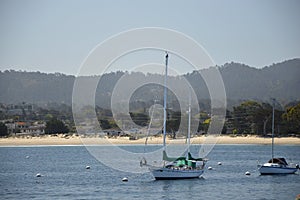 Marina at the Pacific Ocean in Monterey, California