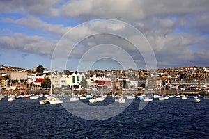 Marina in Penzance, UK