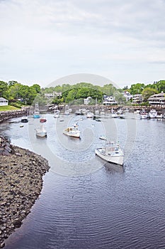 Marina at Perkins Cove Harbor in Oginquit Maine