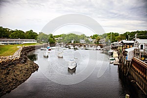 Marina at Perkins Cove in Oginquit Maine