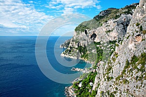 Marina Piccola, Island Capri, Gulf of Naples, Italy, Europe