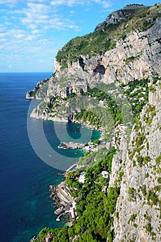 Marina Piccola, Island Capri, Gulf of Naples, Italy, Europe