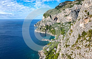 Marina Piccola, Island Capri, Gulf of Naples, Italy, Europe