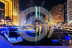 Marina Promenade in Dubai city, UAE