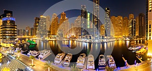 Marina Promenade in Dubai city, UAE