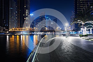 Marina Promenade in Dubai city, UAE