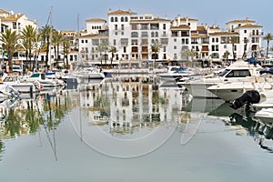 The marina in Puerto de la Duquesa