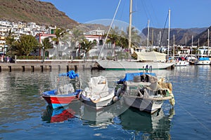 Marina in Puerto de Mogan 02, Gran Canaria, Spain