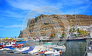 Marina of Puerto de Mogan, Gran Canaria,