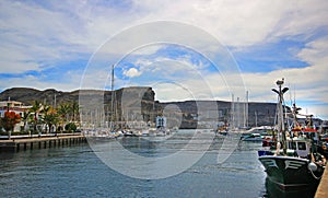 Marina of Puerto de Mogan, Gran Canaria,