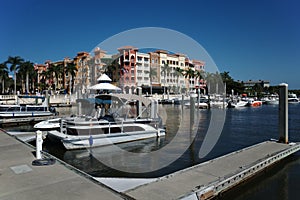 Marina at Redevelopment Area in Naples Florida