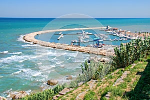 Marina Rodi Garganico Apulia harbor porto turistico photo