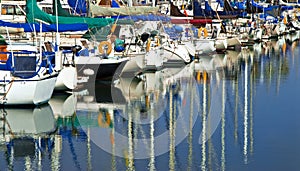 Marina Sail Boats, California