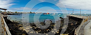 Marina in san cristobal galapagos islands ecuador