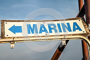 Marina Sign