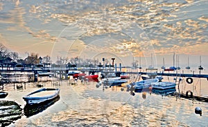 Marina Sunrise HDR