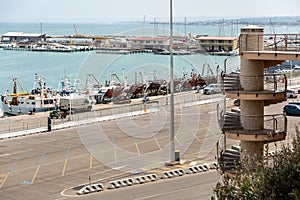 Marina in Termoli city, Italy